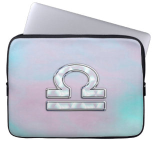 Schoolsymbool Moeder van parelstijl Laptop Sleeve