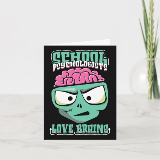 Schooltherapeut psycholoog terug naar school psych kaart (Voorkant)