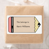 Schooltoeleveringslabels Etiket (Insitu)