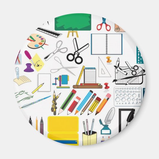 Schoolvakken3 Magneet (Voorkant)