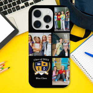 Schoolverlater Fotoherinneringscollage klas van 20 iPhone 15 Pro Hoesje