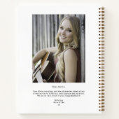 Schoolverlaters 2025 Afstuderen Gastboek Notitieboek (Achterkant)