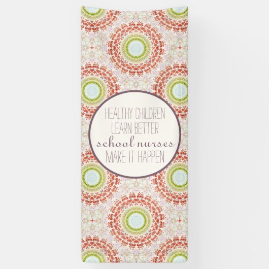 Schoolverpleegdeur voor Kantoor Spandoek (Verticaal)