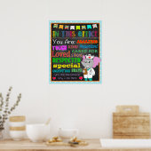 Schoolverpleeghuis, kinderverpleeghuis poster (Keuken)