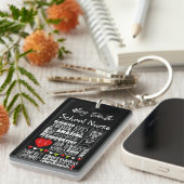 Schoolverpleegkundige dank u sleutelring kerstcade sleutelhanger (Voorkant Rechts)