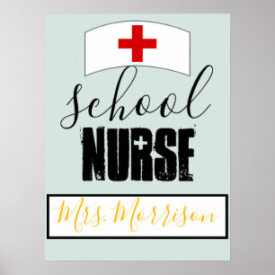 schoolverpleegkundige Kantoor; Gepersonaliseerd Poster