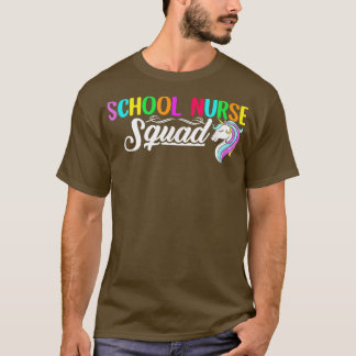 Schoolverpleegplein Unicorn Nurking CNA Health Car T-shirt