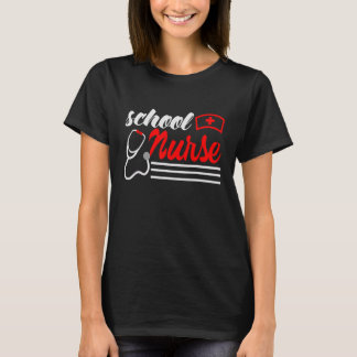 Schoolverpleegster eerste dag van school was je ha t-shirt