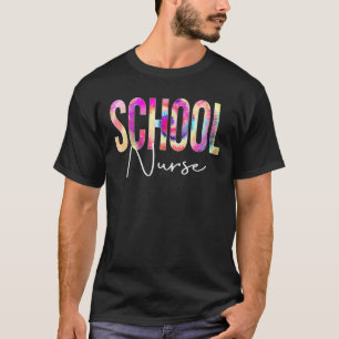 Schoolverpleegster laat zich terugkeren naar schoo t-shirt