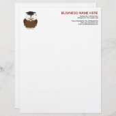 Schoolvis met mortierkarton briefhoofd (Voorkant / Achterkant)