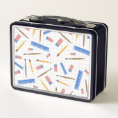 Schoolvoorraad Metaal Lunch Box (Achterkant)