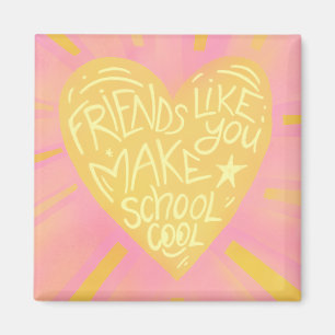 Schoolvrienden Klaslokaal Valentijnsdag  Magneet