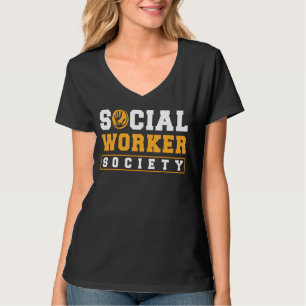 Schoolwerkmaand Sociale Arbeidsorganisatie T-shirt