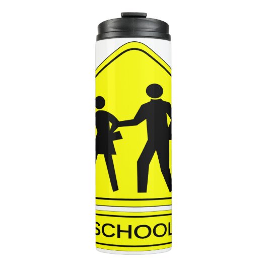 schoolzone thermosbeker (Voorkant)