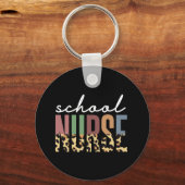 Schoolzuster cheetah Verwaardgeschenken Sleutelhanger (Voorkant)