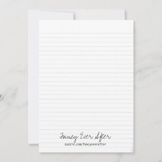 Schoolzweten Opslaan Datum Save The Date (Achterkant)