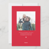 Schoon Bewerkbare Kleur Kerstkaart Met Collage (Achterkant)