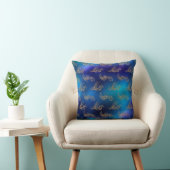 Schoon Blauw Zeemeermin Glitter Ontwerp - Kussen (Stoel)