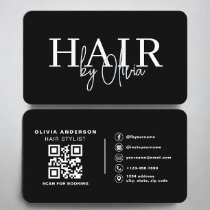 Schoon Contemporary Kapsalon QR Code Visitekaartje