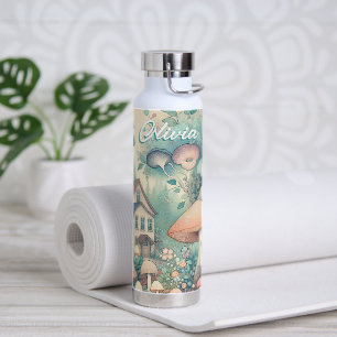 Schoon Cottage Kern Whimsical Dorp Gepersonaliseer Waterfles