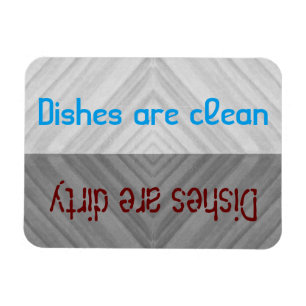 Schoon   Dirty Dishes Dishwasher Magneet