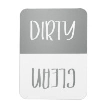 Schoon | Dirty Dishwasher Magnet Sign