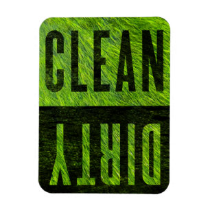 Schoon Dirty Grassy Style Dishwaser Magnet Magneet