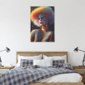 Schoon Drag Queen Portret Canvas Afdruk (Insitu (Slaapkamer))