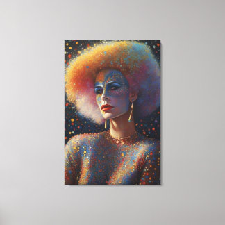 Schoon Drag Queen Portret Canvas Afdruk