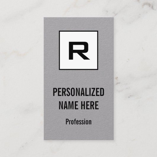 Schoon, eenvoudig, Business Manager-profielkaart Visitekaartje (Voorkant)