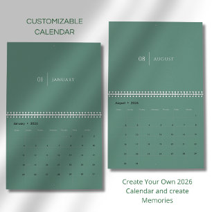 Schoon Eenvoudige Lay-out Kalender