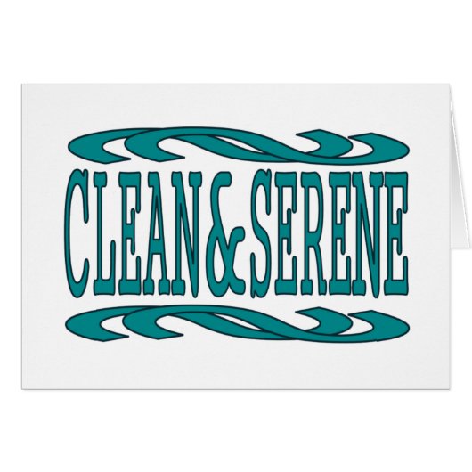 Schoon en serene (Voorkant Horizontaal)
