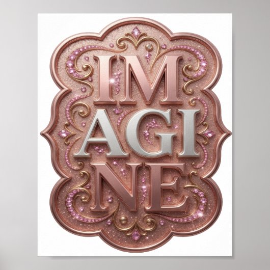 Schoon Goud IMAGINE Design Poster (Voorkant)