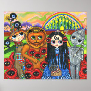 Schoon Grootogig Meisjespop & Vrienden Poster