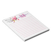 Schoon hart gepersonaliseerd notitieblok (Schuin)