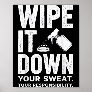 Schoon Het Op Fitness Motivatie Kunst Poster