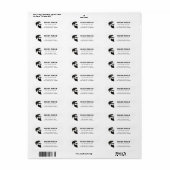 Schoon Kapper Retouradreslabel Etiket (Full Sheet)