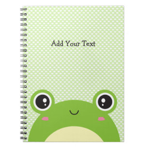 Schoon Kawaii Kiekeboe Kikker Persoonlijk Notitieboek
