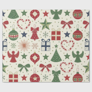 Schoon Kerstmis Patroon Inpakpapier