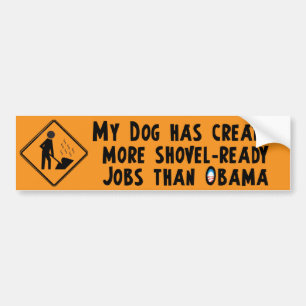 Schoon-klaar werk - Anti-Obama Bumpersticker