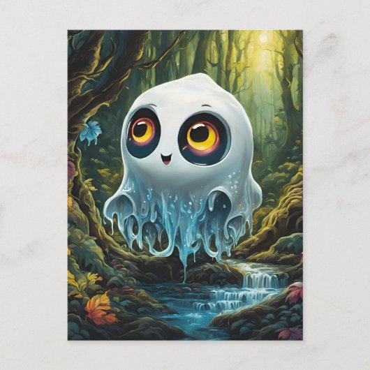 Schoon kleine fantoomarm briefkaart (Voorkant)