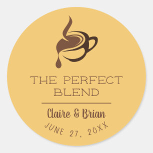 Schoon logo sticker voor koffiezaak