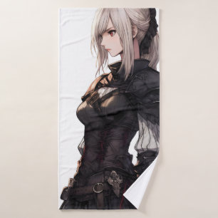 Schoon Meisje Fantasy Anime Badhanddoek