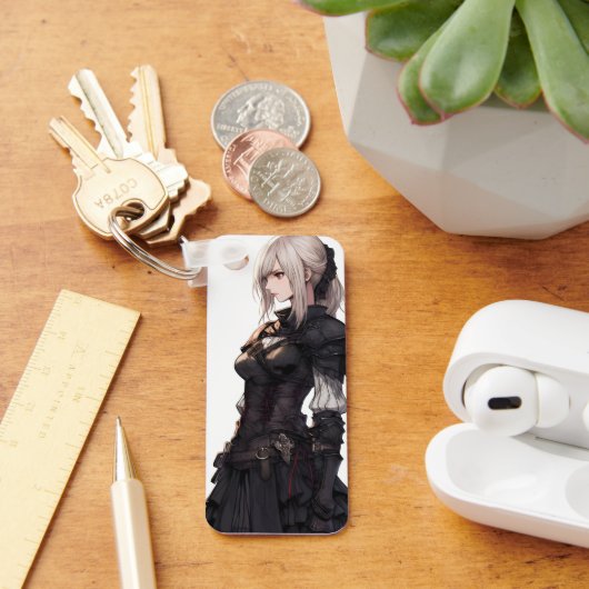 Schoon Meisje Fantasy Anime Sleutelhanger (Bureau)
