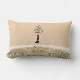 Schoon Meisjesboom Silhouet, Zen Kussen