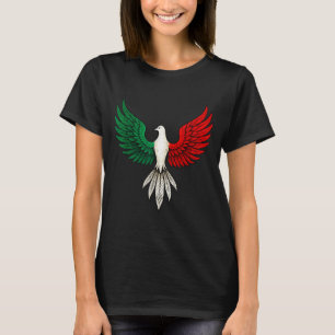 Schoon Mexicaans Vlag Duif Patriottische Vredesvog T-shirt
