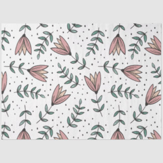 Schoon Minimalistisch Bloemmotief Tissuepapier