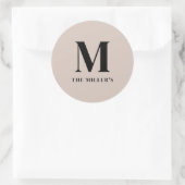 Schoon & modern Initiaal Sticker (Tas)