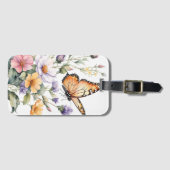 Schoon Monarchvlinder Aquarel Bagagelabel (Voorkant (horizontaal))