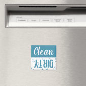 Schoon of Vuil | Blauwe keuken Vaatwasser Magneet (Insitu (Vaatwasser))